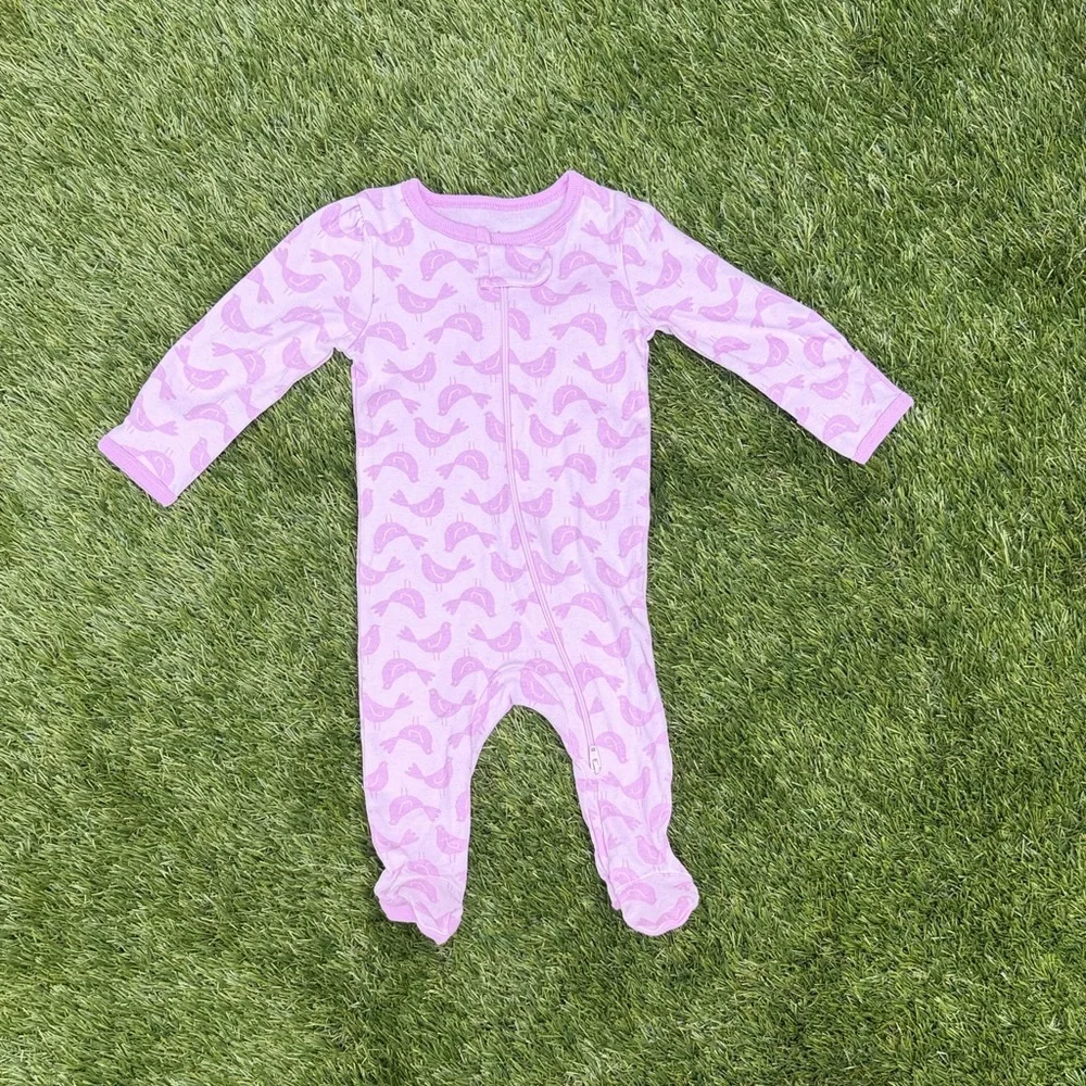 Colorful baby One Piece sleepers set of 4 with zipper